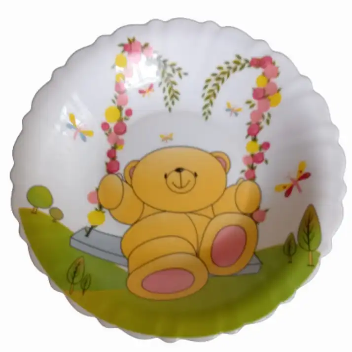 سرویس غذاخوری 5 کودک پارس اپال طرح خرس کد 759