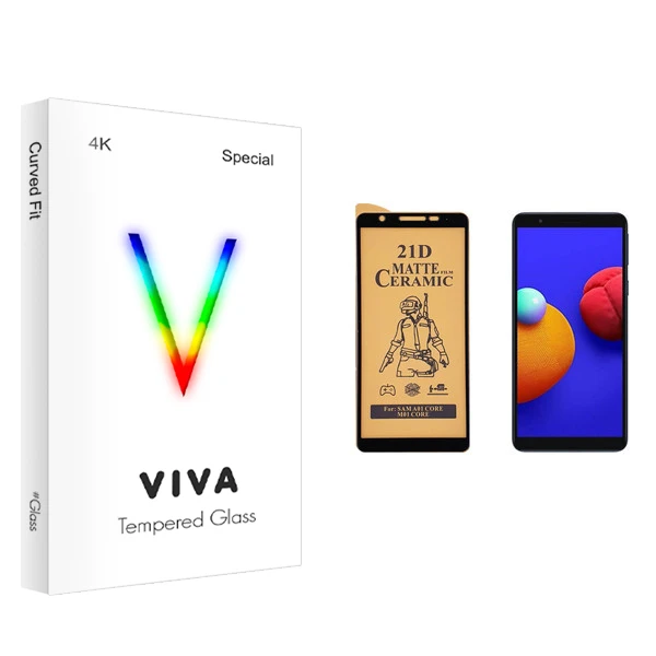 محافظ صفحه نمایش سرامیکی ویوا مدل 4K مناسب برای گوشی موبایل سامسونگ Galaxy A01 Core