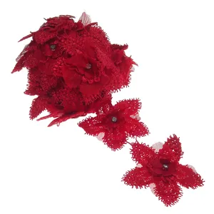 نوار یراق مدل گل کد Y5306 طول 2 متر