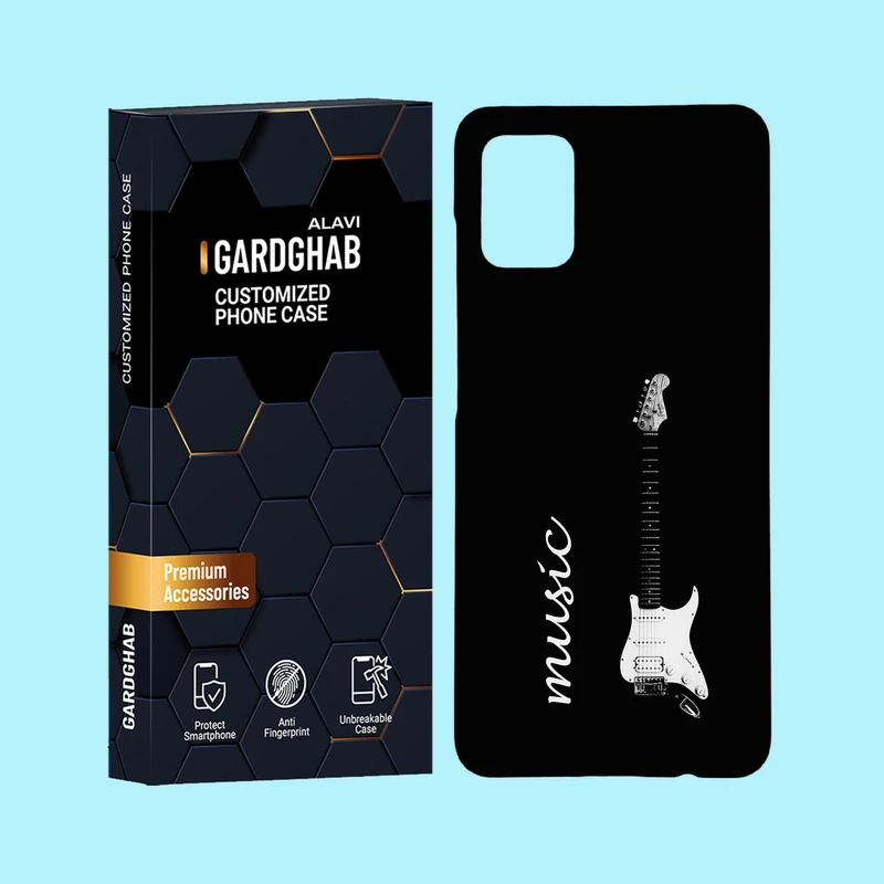 کاور گارد قاب علوی مدل ساز و موزیک مناسب برای گوشی موبایل سامسونگ Galaxy A51 4G