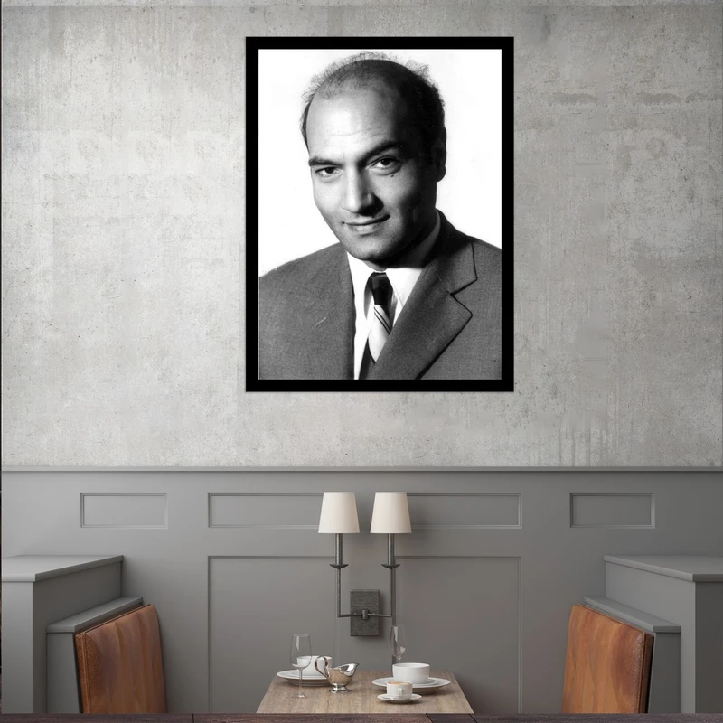 تابلو بکلیت طرح مشاهیر ایران دکتر شریعتی مدل قاب شاسی B-S9798