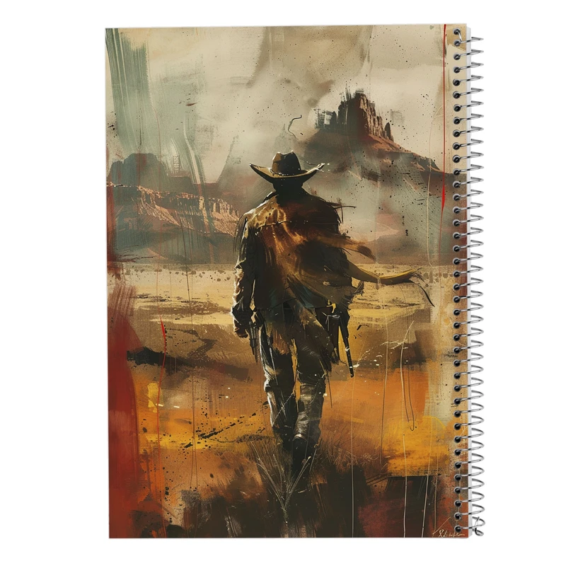 دفتر نقاشی 50 برگ مدوپد مدل رد دد red dead کد DF13543