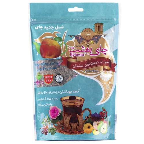  دمنوش میوه ای طعم هل و گل چای بهشت - 200 گرم