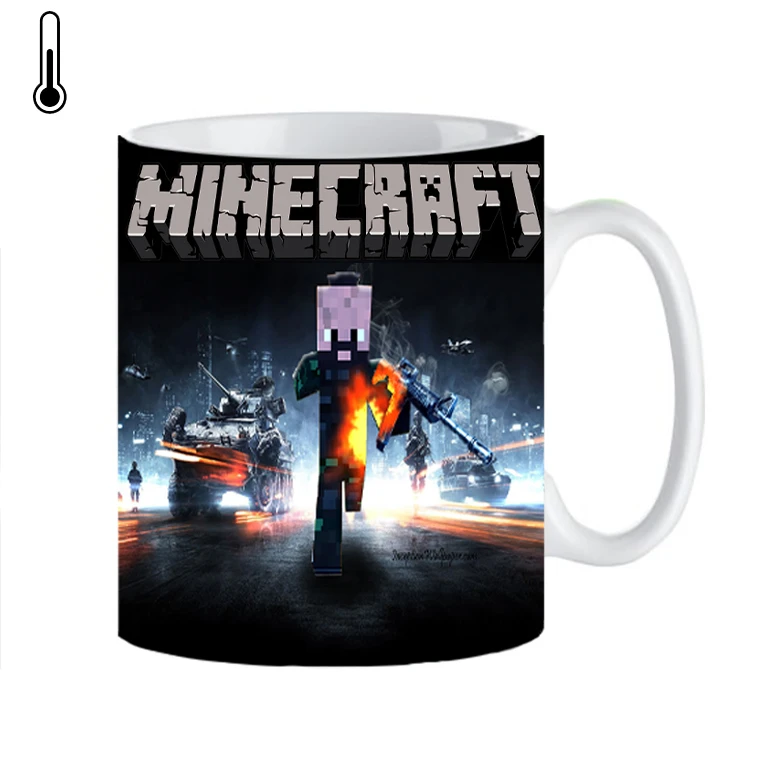 ماگ حرارتی طرح ماینکرافت جنگی minecraft war کد 395