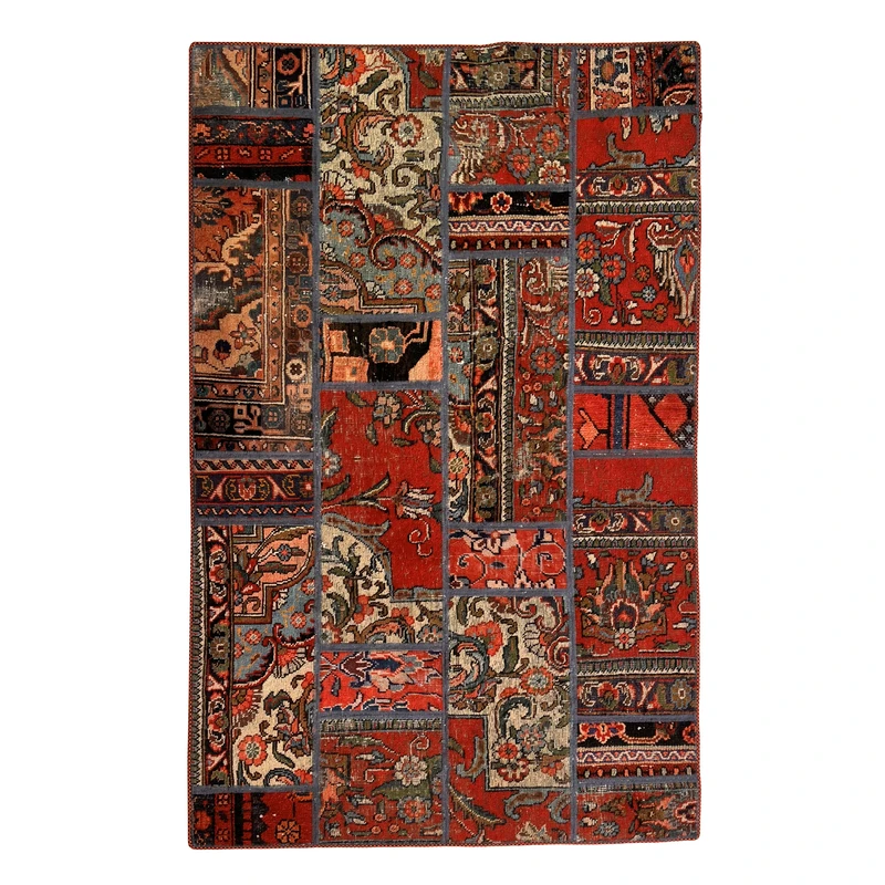 کلاژ فرش دستباف 2 متری کد NKP.RJ65