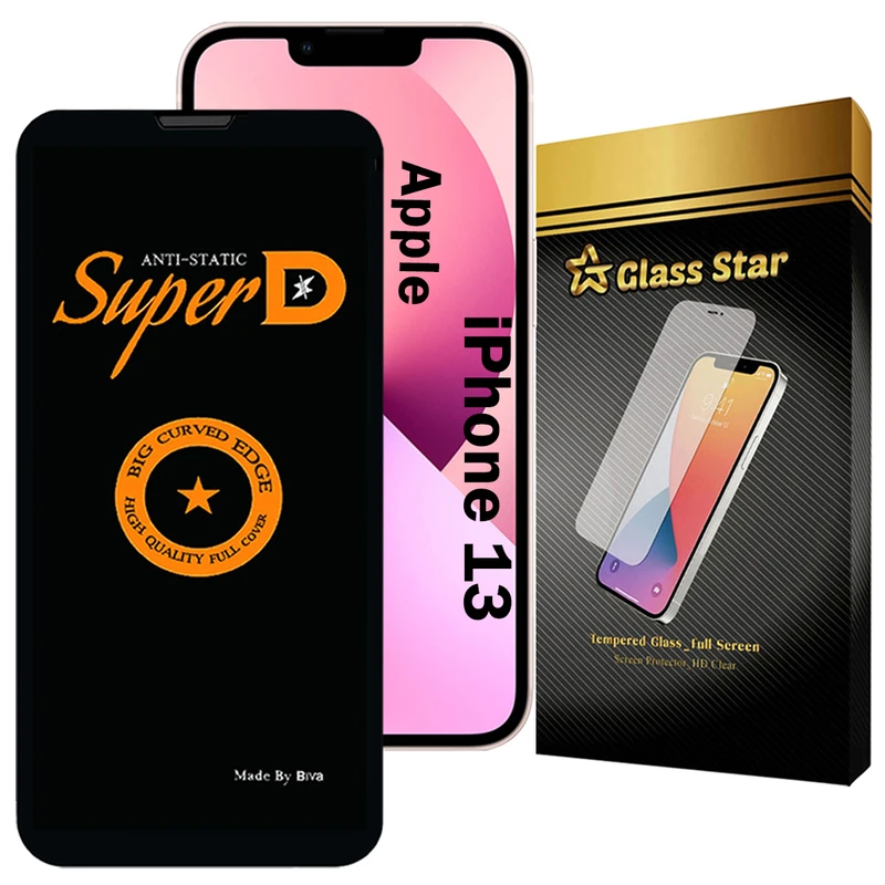 محافظ صفحه نمایش گلس استار مدل SUBIG20 مناسب برای گوشی موبایل اپل iPhone 13