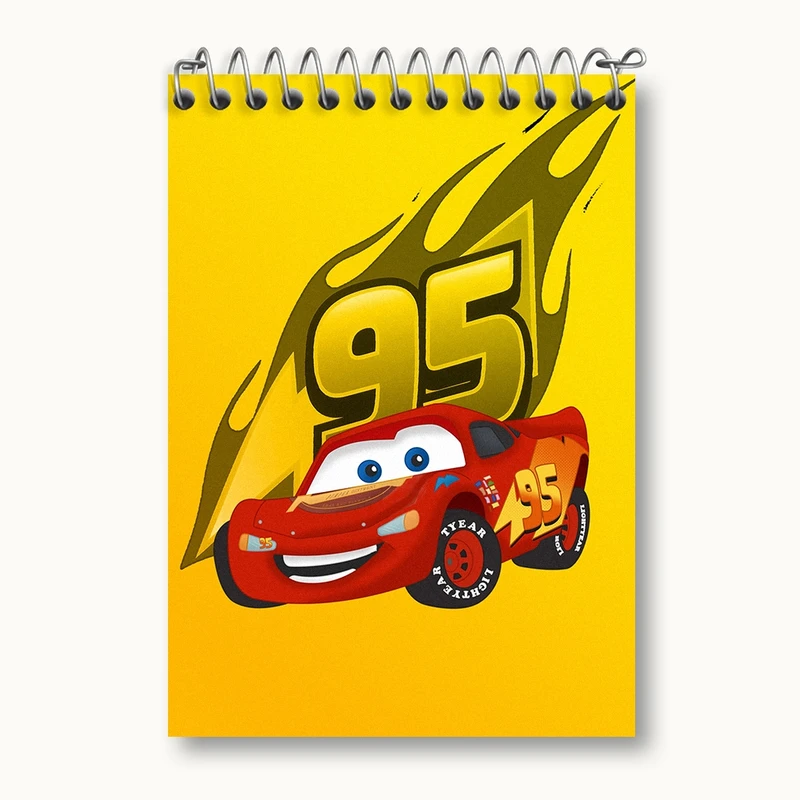 دفتر یادداشت 50 برگ خندالو مدل ماشین ها (Cars) کد 36532