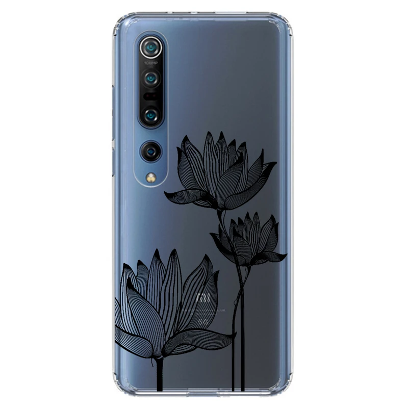 کاور مگافون طرح گل مدل C47-B مناسب برای گوشی موبایل شیائومی Mi 10 5G / Mi 10 Pro 5G
