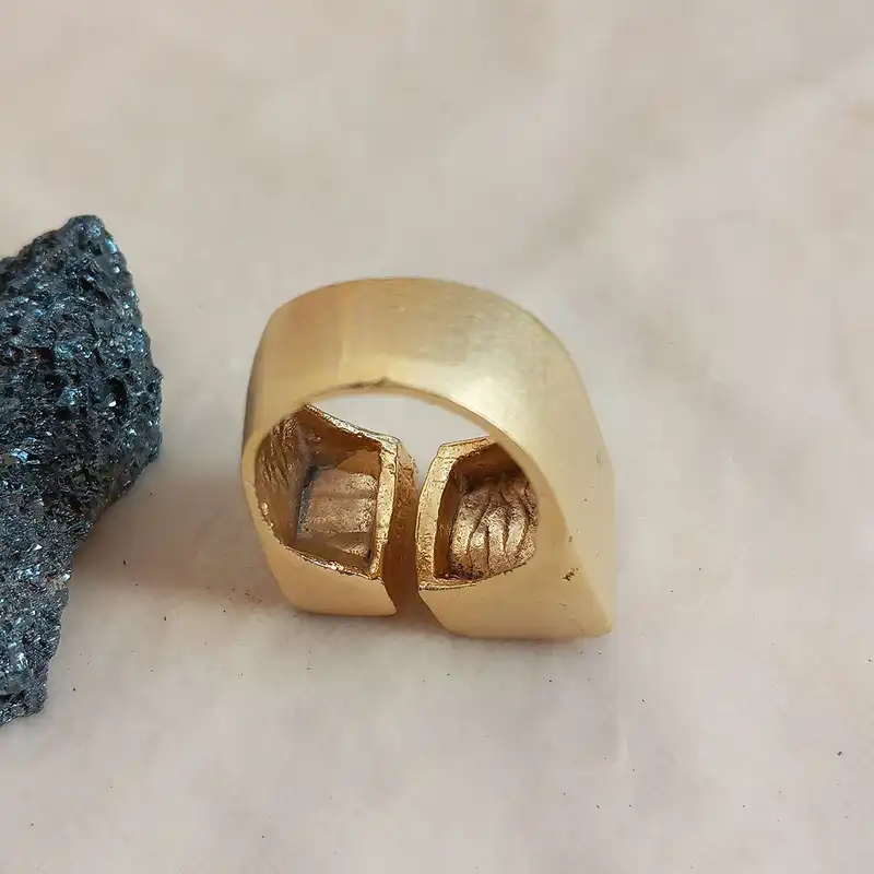 انگشتر مدل مکعب کد MO-43