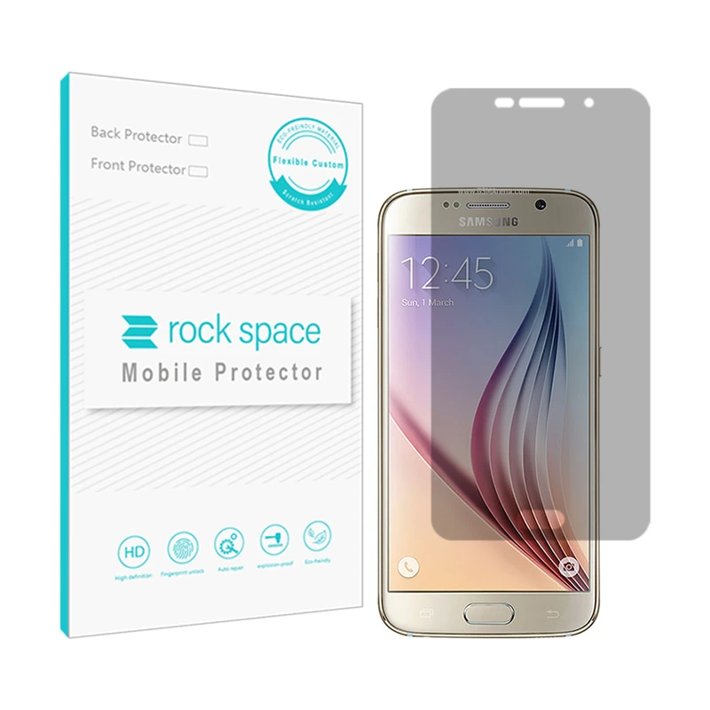 محافظ صفحه نمایش حریم شخصی راک اسپیس کد PRV مناسب برای گوشی موبایل سامسونگ Galaxy S6