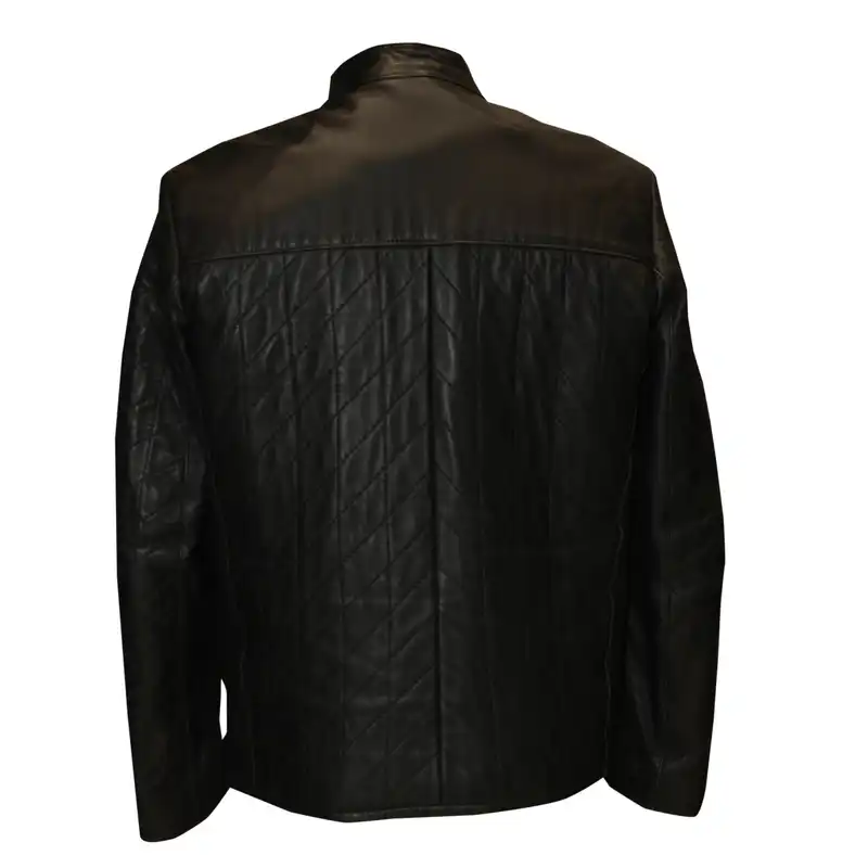 کت چرم مردانه مدل لوزی شنون