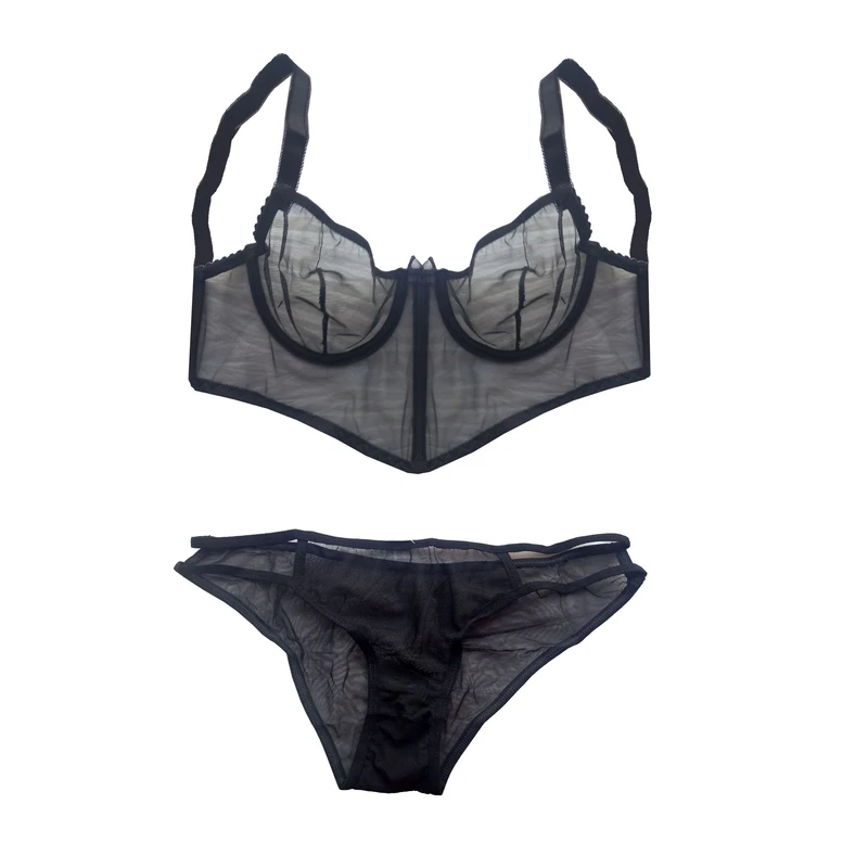 ست شورت و سوتین زنانه تیریتی مدل پای بلند 02