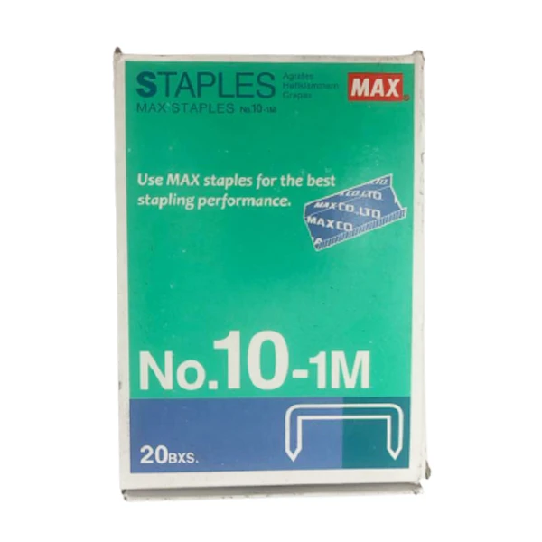 سوزن منگنه مکس مدل 1M-10 سایز 10 بسته 20000 عددی