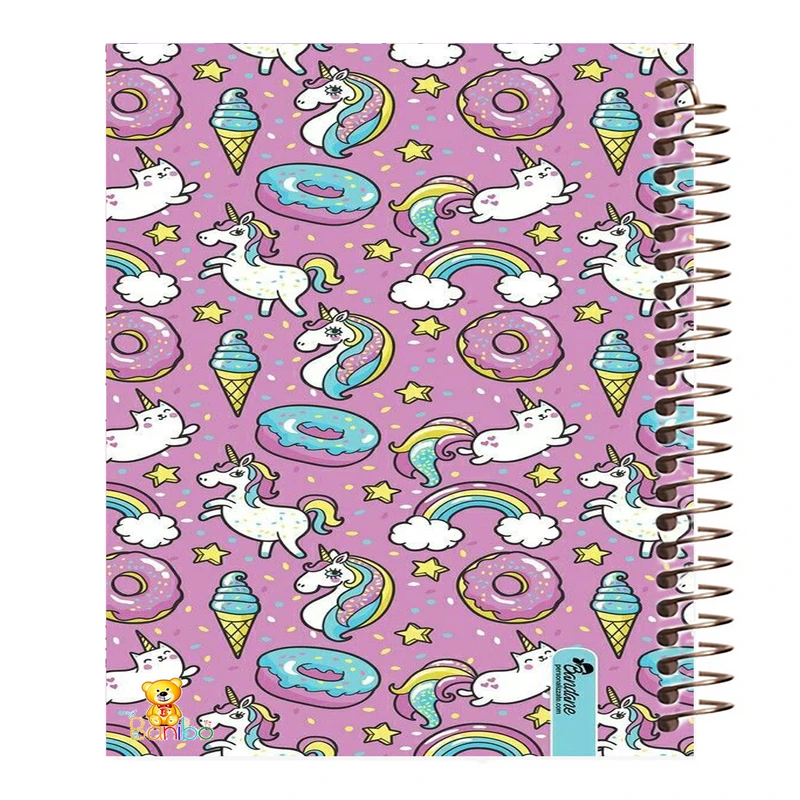 دفتر نقاشی 50 برگ بانیبو مدل  یونیکورن کد 1070