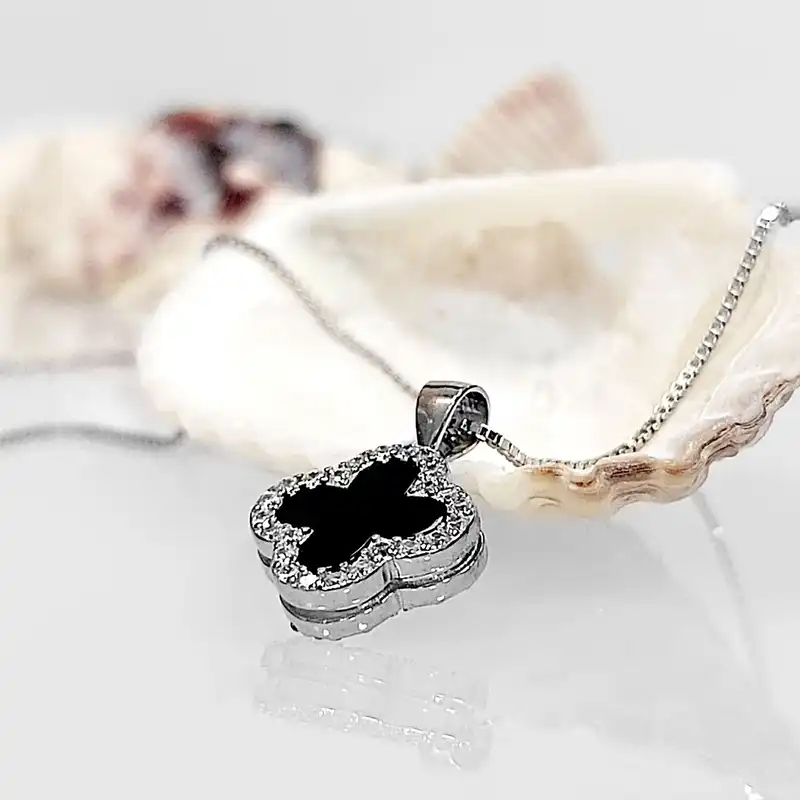 گردنبند نقره زنانه اقلیمه مدل GN62