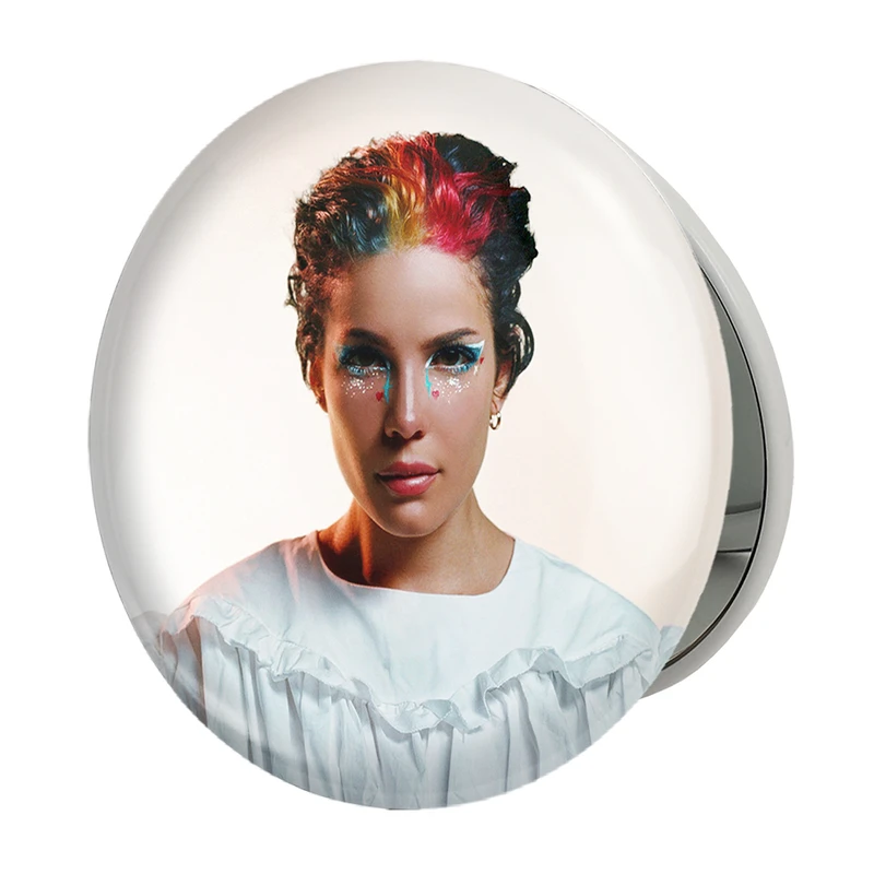 آینه جیبی خندالو طرح هالزی Halsey مدل تاشو کد 19101 