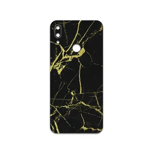 MAHOOT  Graphite-Gold-Marble Cover Sticker for Xiaomi Redmi Note 7