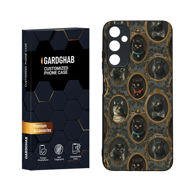 کاور گارد قاب مدل دورژله ای پشت گلس فانتزی مناسب برای گوشی موبایل سامسونگ Galaxy A05s