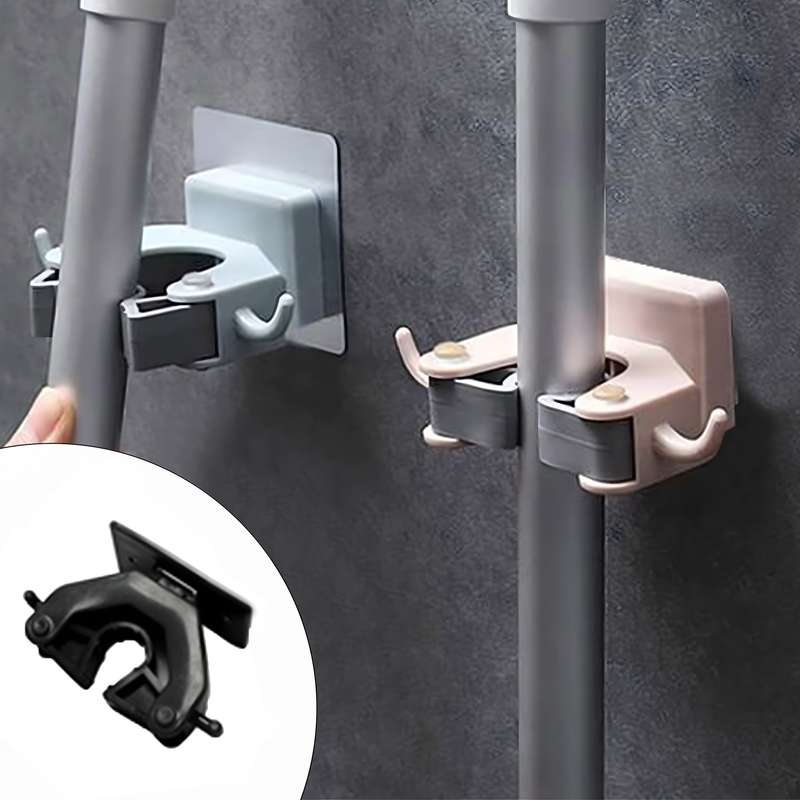 گیره نگهدارنده جارو و تی مدل JH65 بسته 2 عددی گیره نگهدارنده جارو و تی مدل JH65 بسته 2 عددی