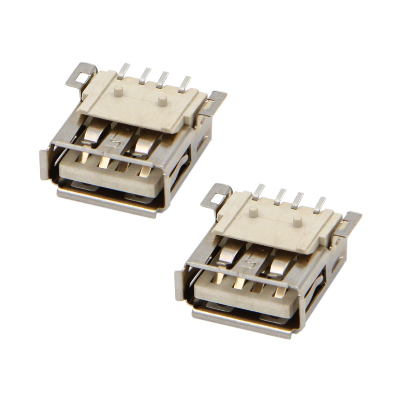 كانكتور مادگی USB-A مدل 4Pin-Right.angle بسته دو عددی