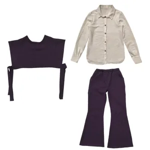 ست 3 تکه لباس دخترانه تویین مدل T-100-14