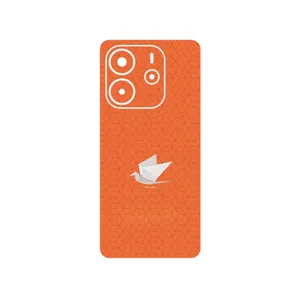 MAHOOT Minimalist origami bird Cover Sticker for Xiaomi Redmi Note 14 4G