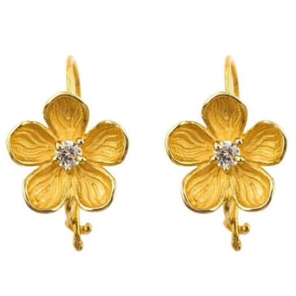 
 گوشواره طلا 18 عیار زنانه دوست خوب مدل dk471
 