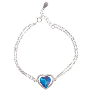 دستبند نقره زنانه کد 2397