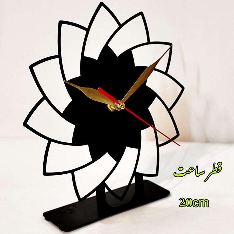 ساعت رومیزی نیتا متال طرح مینیمال کد 2