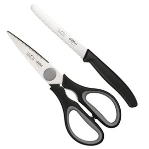 چاقوی آشپزخانه جی فی نی مدل G-02 مجموعه 2 عددی