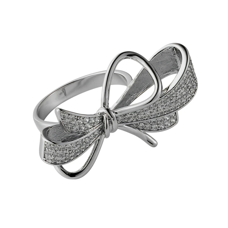 انگشتر زنانه مدل پاپیون جواهری کد Artcity29