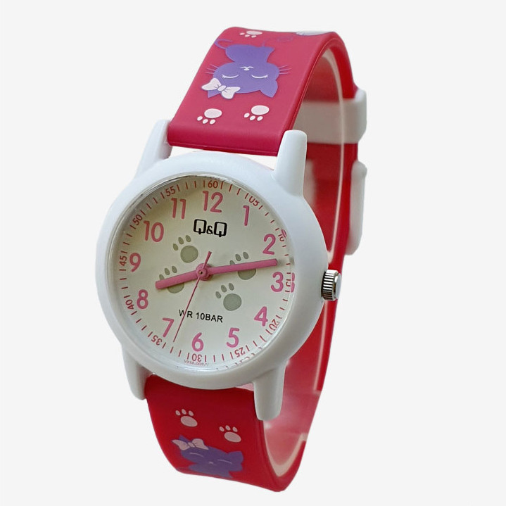 ساعت مچی عقربه ای دخترانه کیو اند کیو مدل V23A-001VY