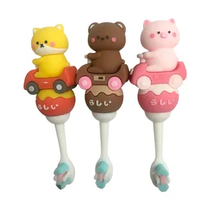 مسواک کودک مدل خرس کد 800 بسته 3 عددی