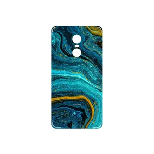 MAHOOT Turquoise marblewith golden streaks Cover Sticker for Xiaomi Redmi Note 4X