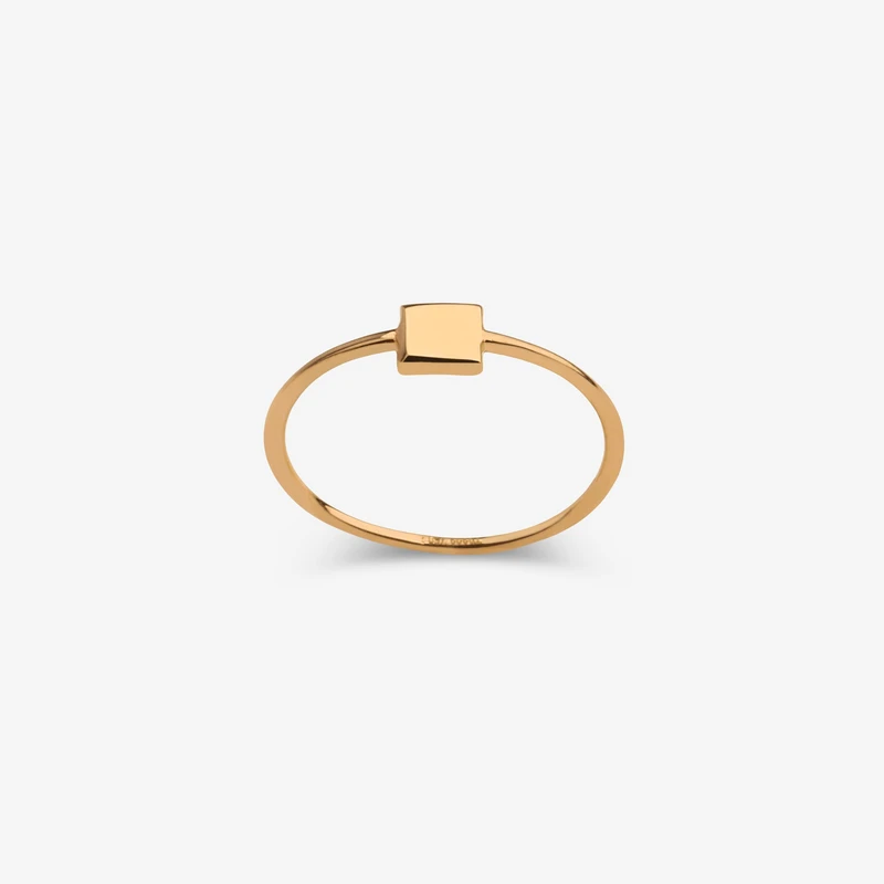 انگشتر طلا 18 عیار زنانه تاج مدل 4G264 