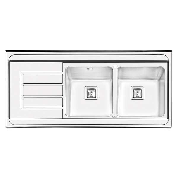 سینک ظرفشویی ایلیا استیل مدل 1062 روکار