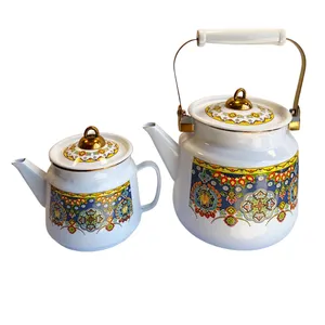 ست کتری و قوری مدل KR02 گنجایش کتری 2 لیتر گنجایش قوری 1 لیتر