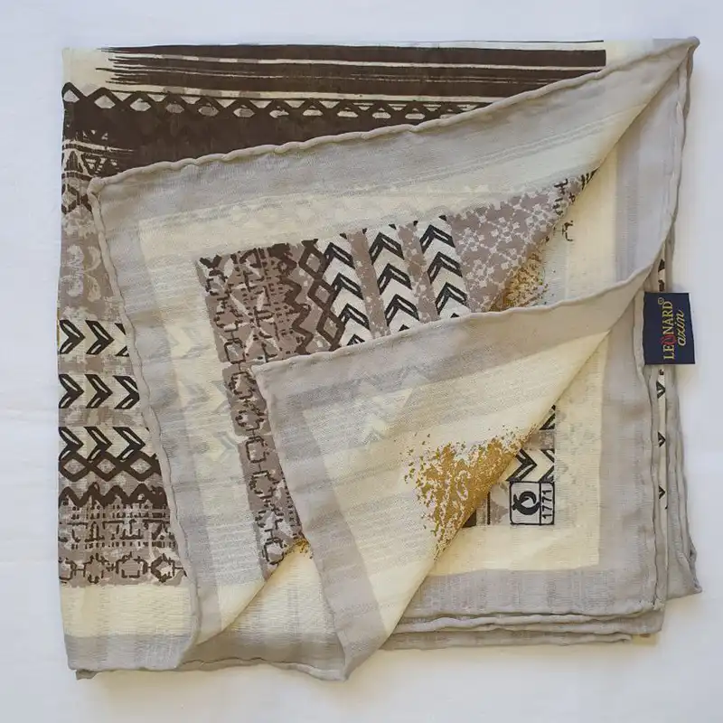 روسری زنانه مدل کشمیر لئونارد کد LS32