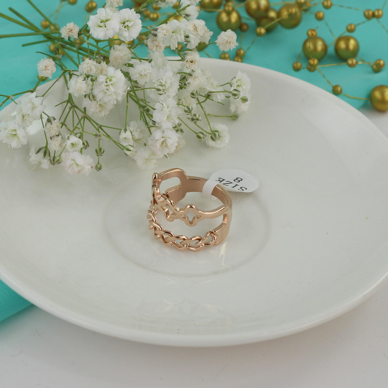 انگشتر زنانه مدل گل کد L69