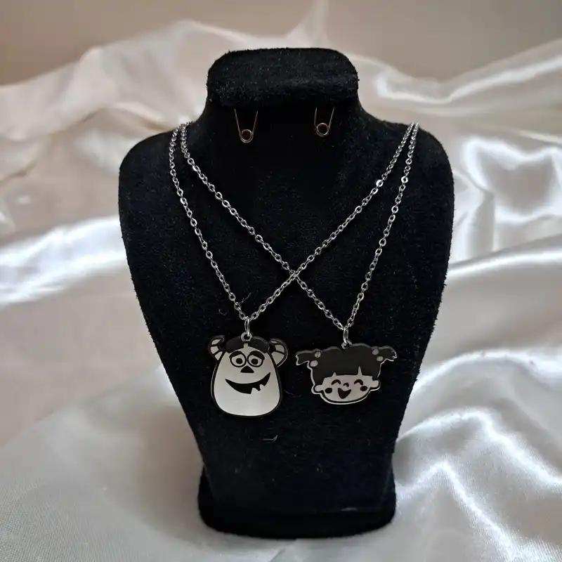 گردنبند مدل سالیوان و پو مجموعه دو عددی