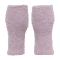 دستکش بافتنی مدل پرز بلند