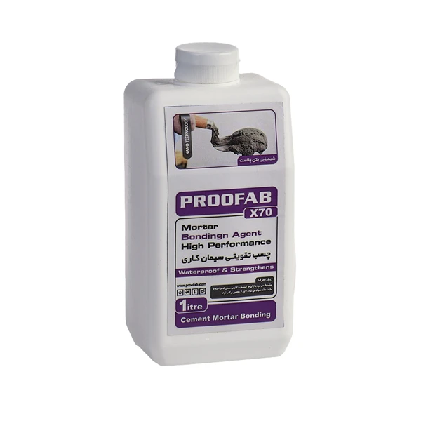 چسب تقویتی سیمان کاری پروفاب مدل X70-A1	حجم 1 لیتر