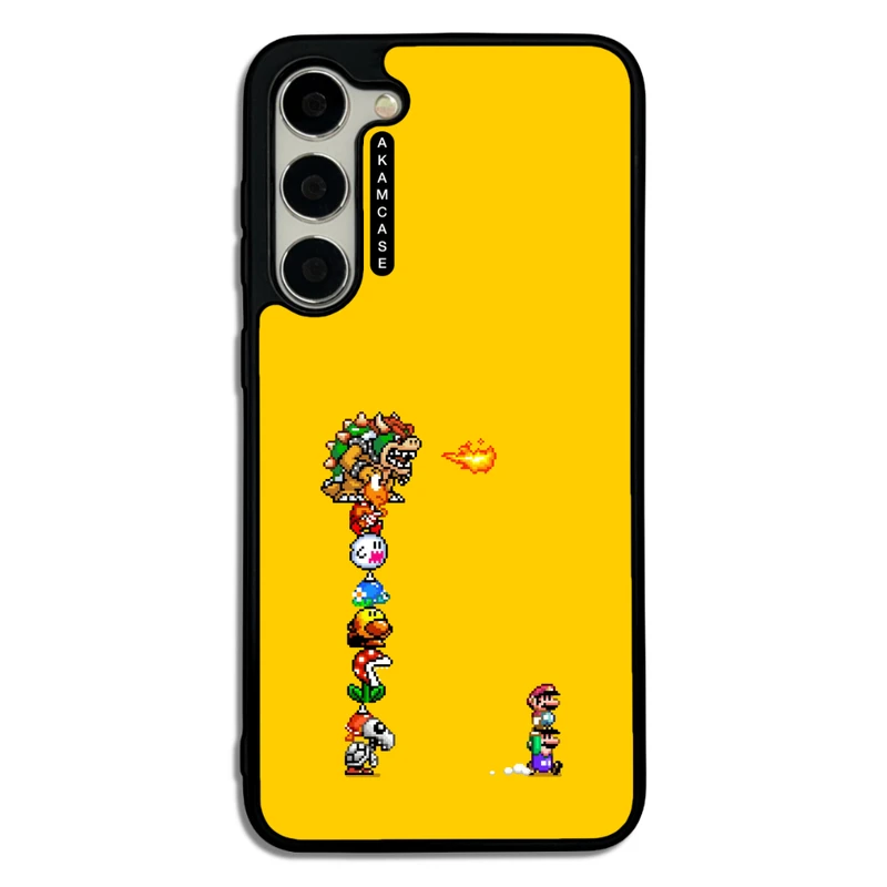 کاور آکام مدل AMC-WSGS23P-SUPER MARIO4 مناسب برای گوشی موبایل سامسونگ Galaxy S23 Plus
