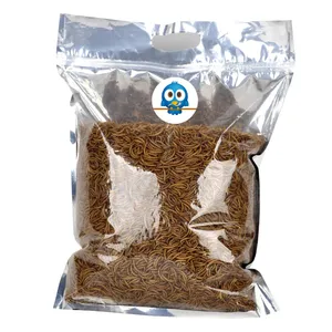 غذای خشک حیوانات مدل کرم میل ورم کد kh1g وزن 1 کیلو گرم 