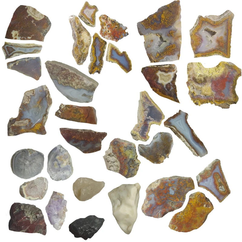 سنگ راف شجر عقیق مدل z 20 طرح منظره مجموعه 27 عددی