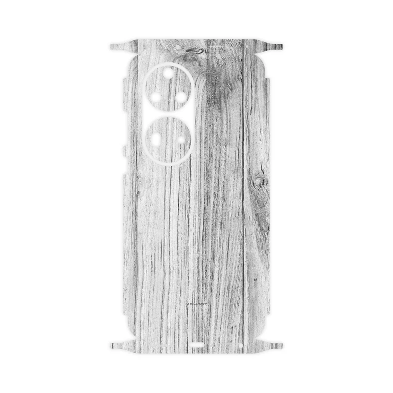 برچسب پوششی ماهوت مدل White-Wood-FullSkin مناسب برای گوشی موبایل هوآوی P50 Pro