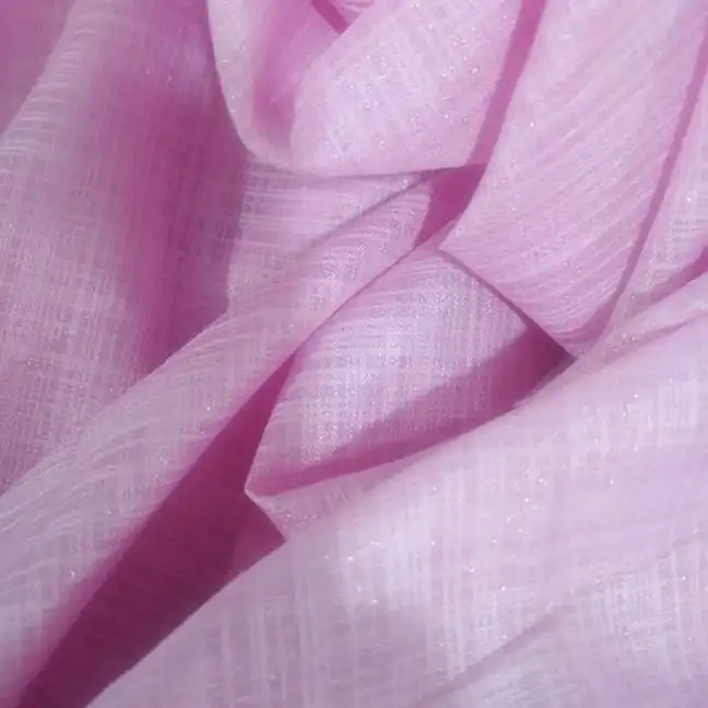 پارچه پرده ای مدل حریر نازلی شاین