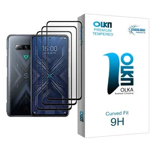 Cooling Olka Glass MIX003 Screen Protector For Xiaomi Black Shark 4 Pro Pack Of 3