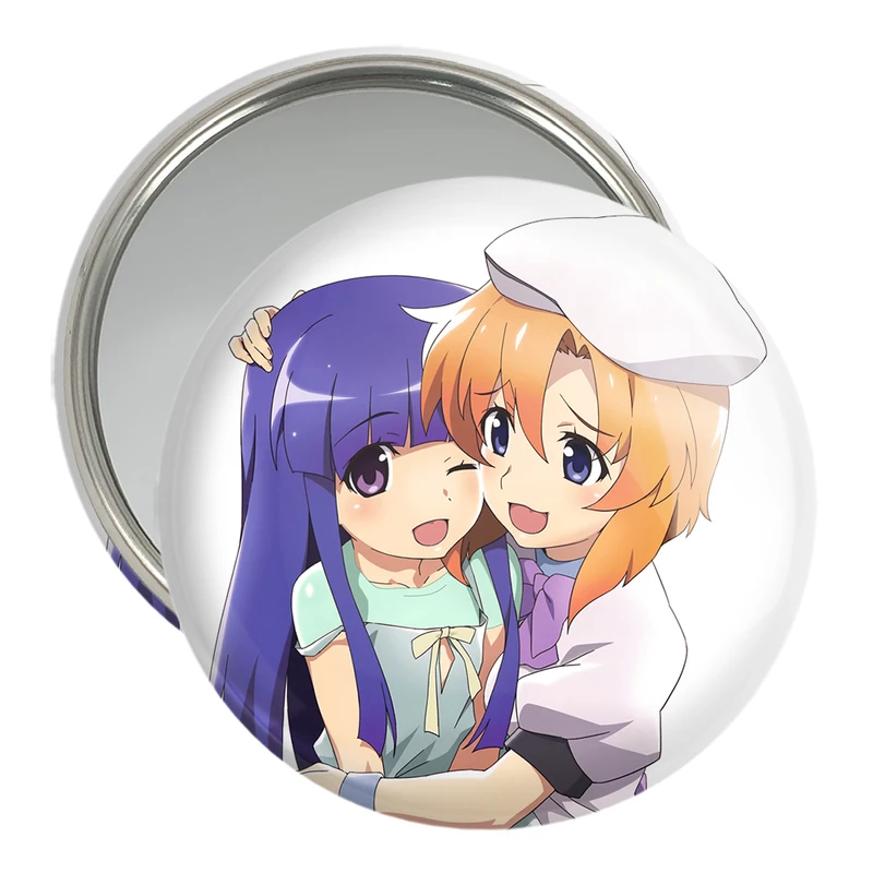 آینه جیبی خندالو مدل رنا و ریکا انیمه هیگوراشی وقتی اشک می ریزد  کد 18151