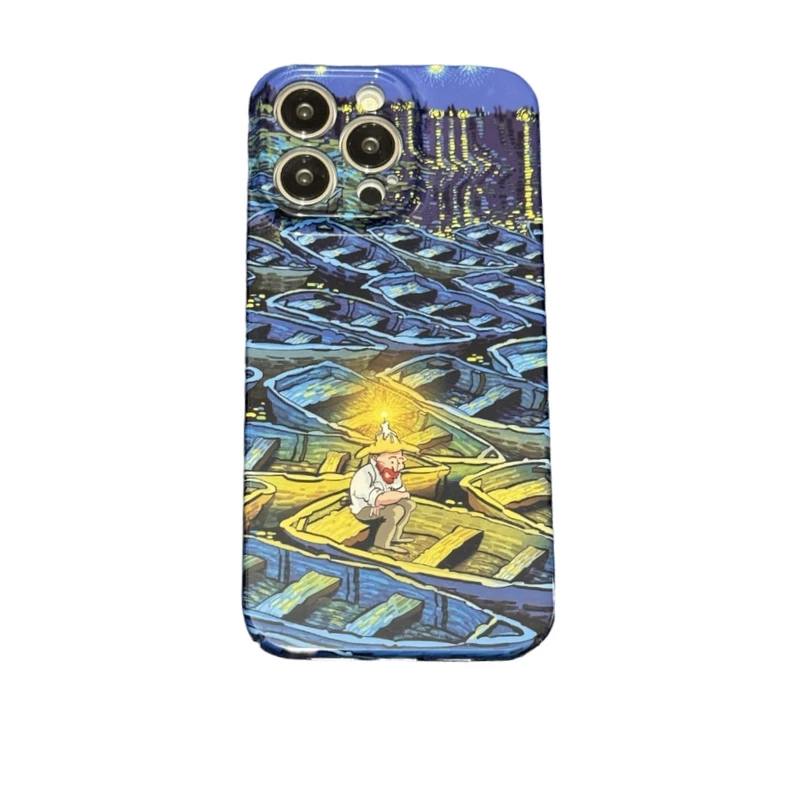 كاور طرح ونگوگ كد 6 مناسب برای گوشی موبایل اپل iphone  13 Promax